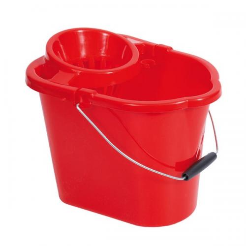 Mop Bucket Plastic 14lt - Red